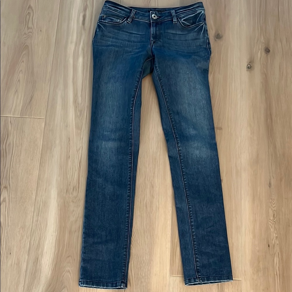 DL1961 Dark Blue Straight Leg Jeans
